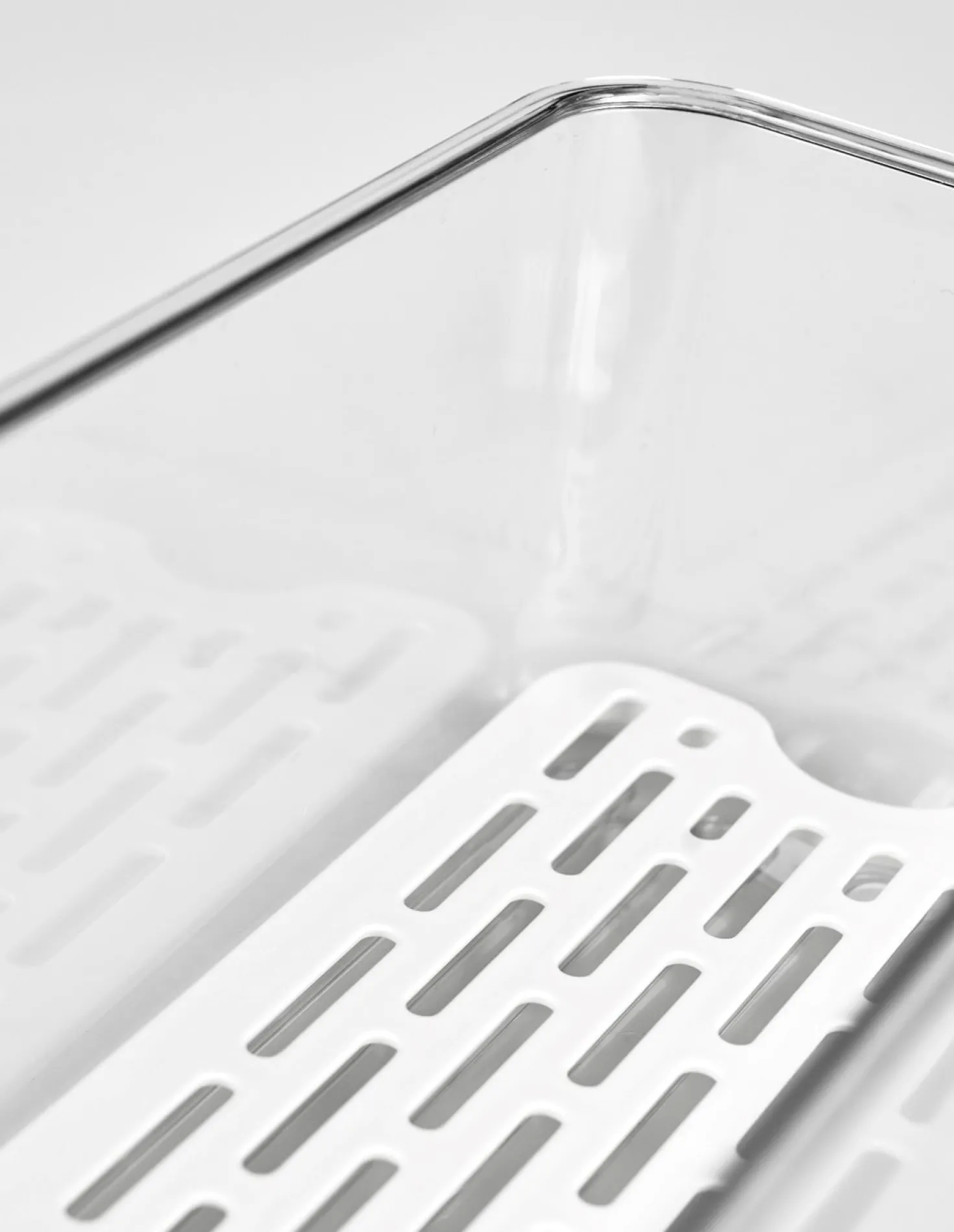 Förvaringslåda offwhite - 11x34x9 cm