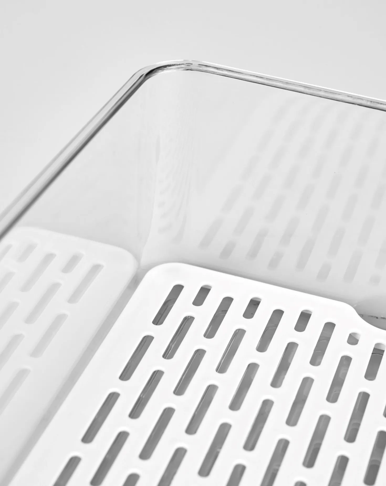 Förvaringslåda offwhite - 11x34x9 cm