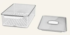 Förvaringslåda offwhite - 11x34x9 cm