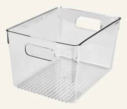 Förvaringslåda transparent - 22x29x17 cm