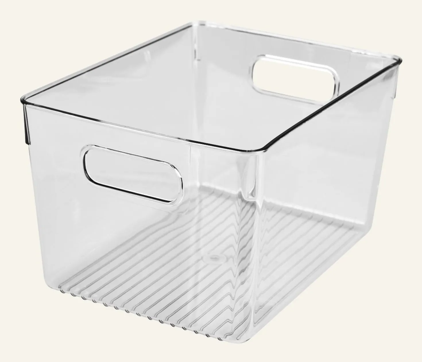 Förvaringslåda transparent - 22x29x17 cm