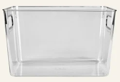 Förvaringslåda transparent - 22x29x17 cm