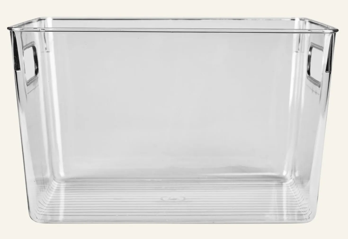 Förvaringslåda transparent - 22x29x17 cm