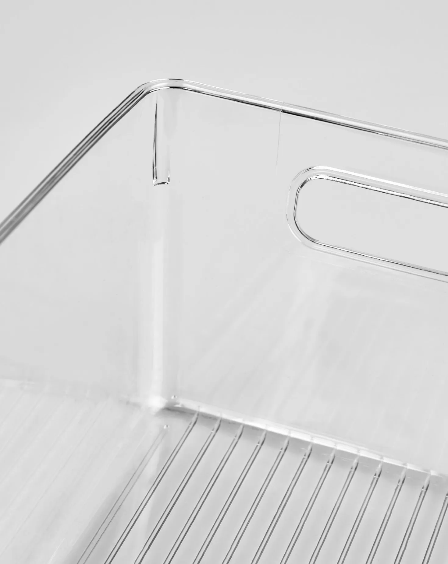 Förvaringslåda transparent - 22x29x17 cm