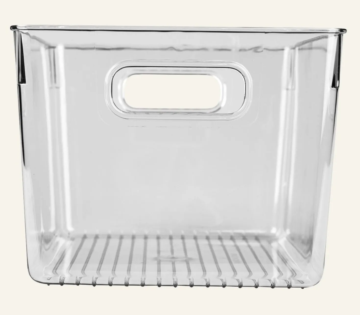 Förvaringslåda transparent - 22x29x17 cm