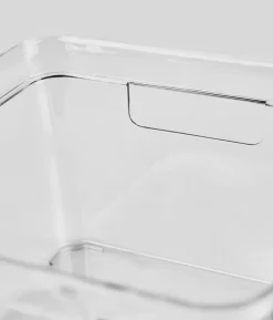 Förvaringslåda transparent - 25x25x15,5 cm