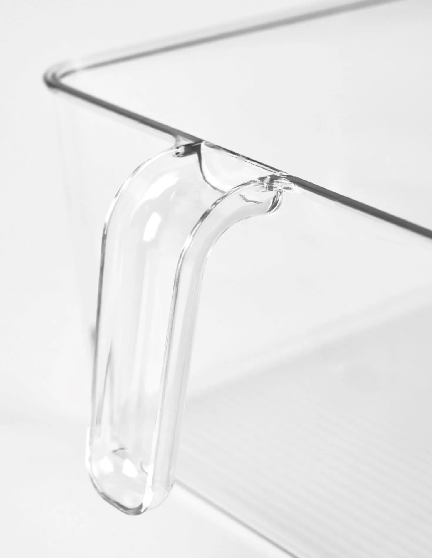 Förvaringslåda transparent - 12,5x30x11 cm