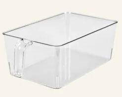 Förvaringslåda transparent - 12,5x30x11 cm