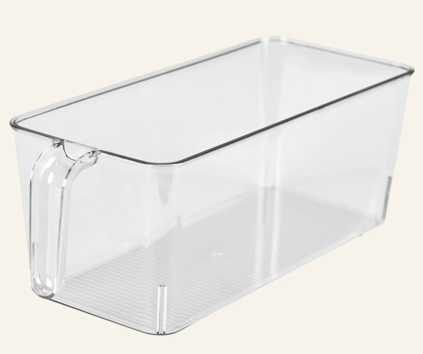 Förvaringslåda transparent - 12,5x30x11 cm