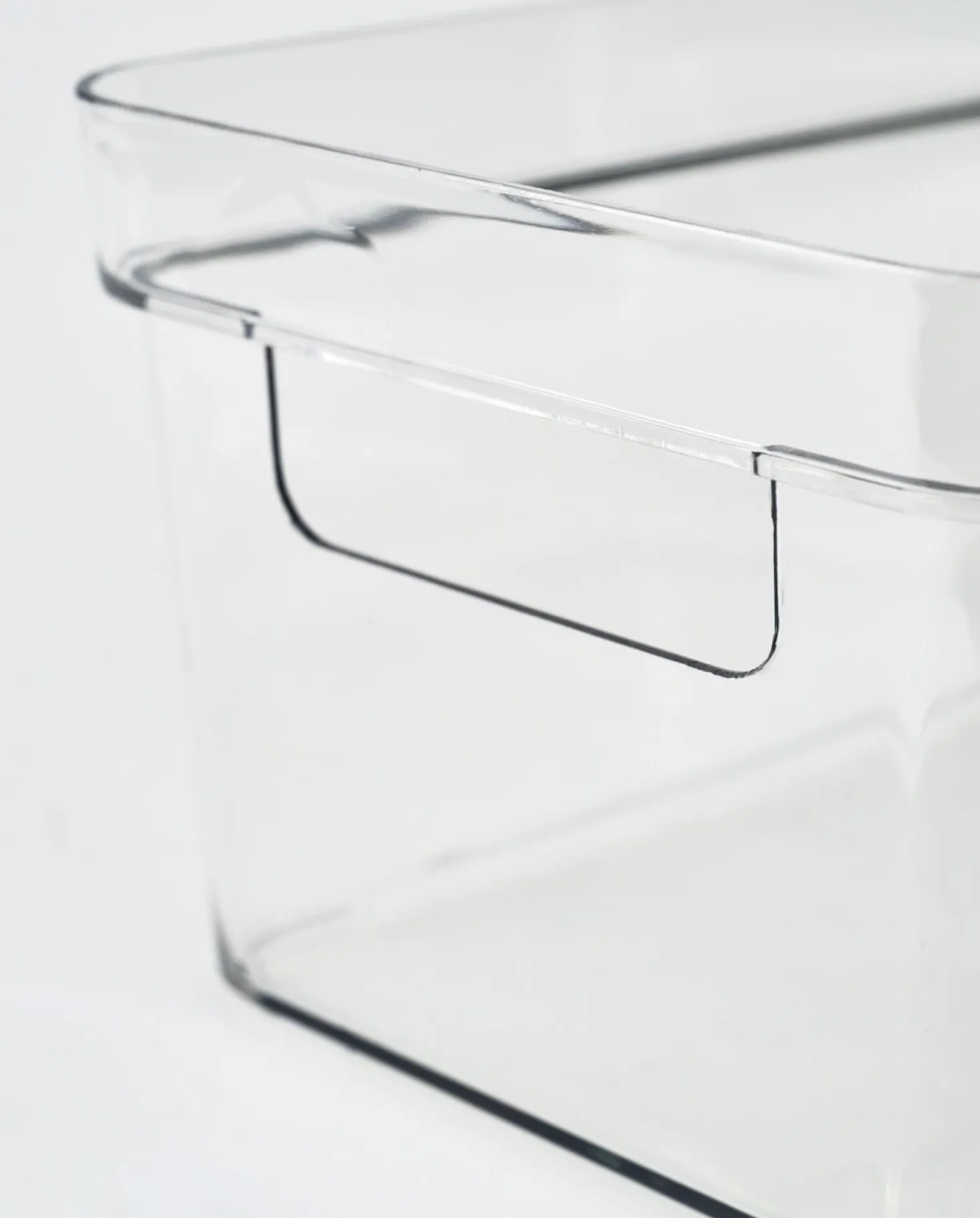 Förvaringslåda transparent - 27x36x22 cm