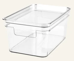 Förvaringslåda transparent - 27x36x22 cm