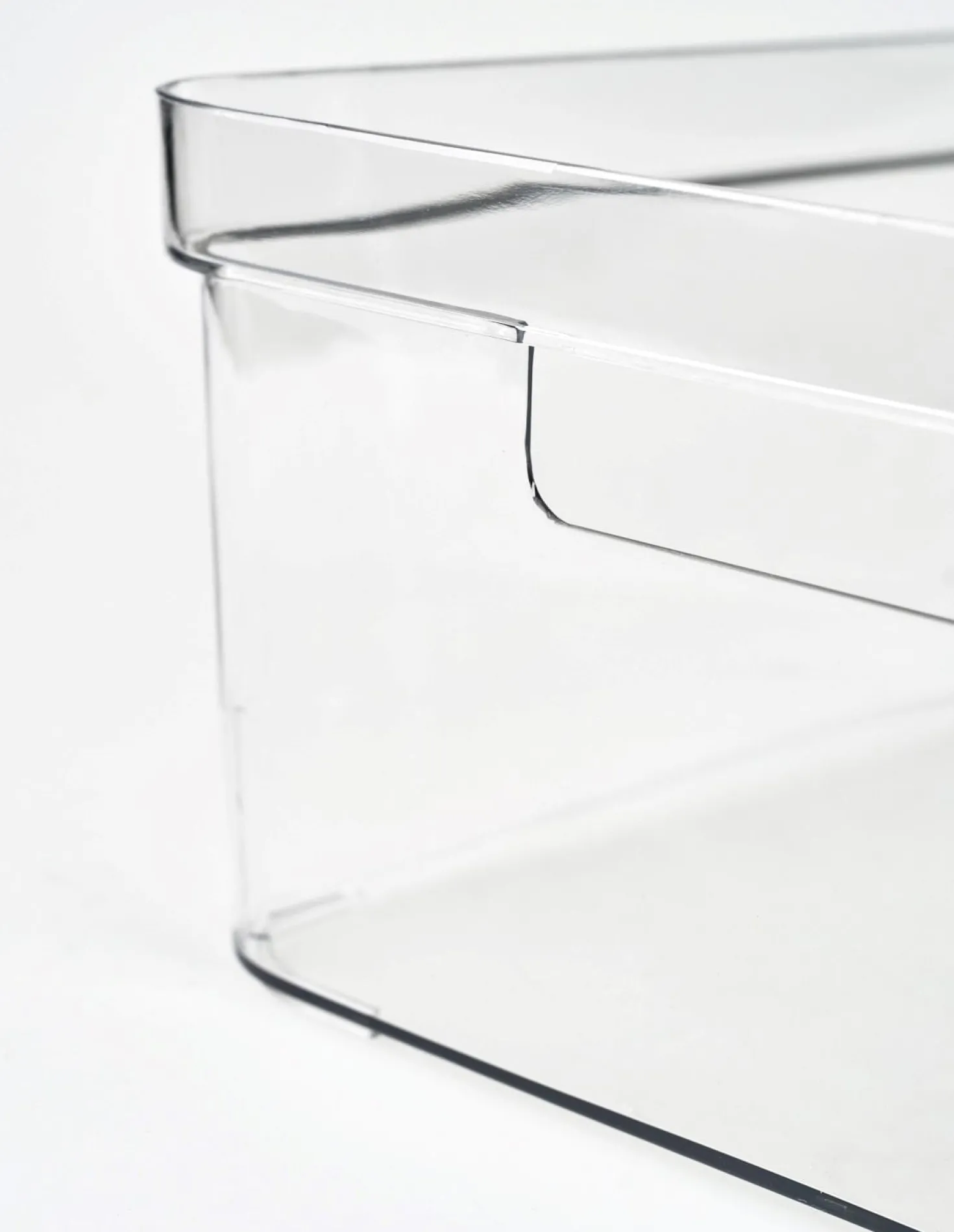 Förvaringslåda transparent - 27x36x22 cm