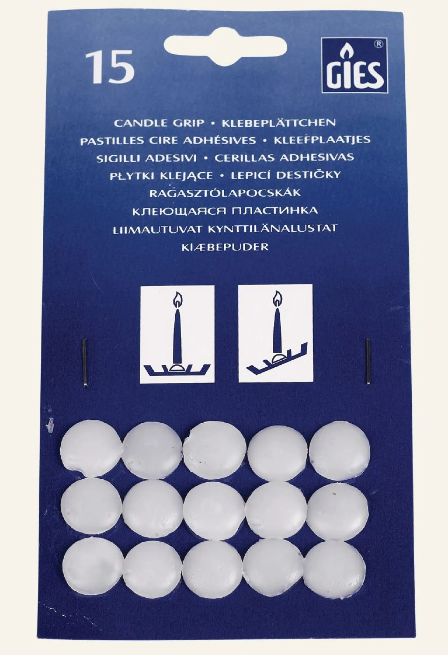 Fästkuddar vit - 15 stk