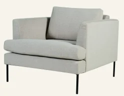 Fåtölj beige - 93x94x80 cm