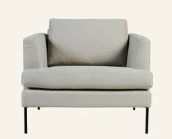 Fåtölj beige - 93x94x80 cm