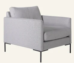 Fåtölj ljusgrå - 86x95x83 cm