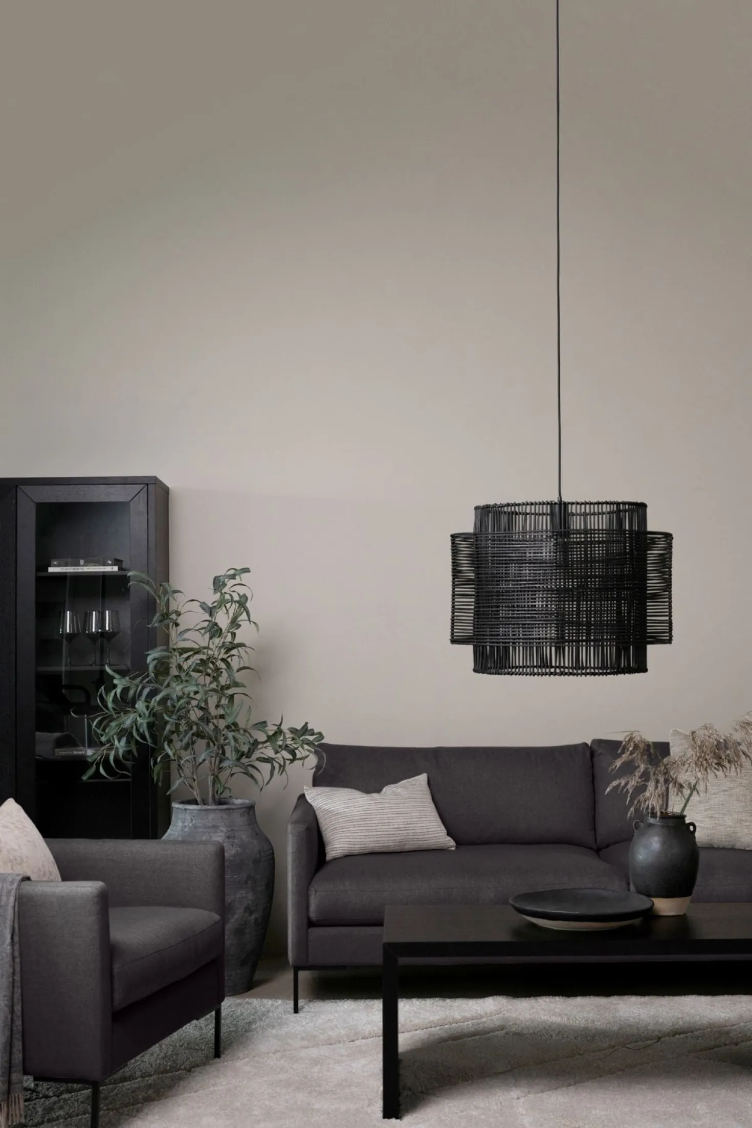 Fåtölj svart - 86x95x83 cm