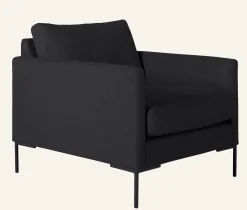Fåtölj svart - 86x95x83 cm
