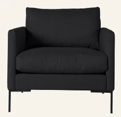 Fåtölj svart - 86x95x83 cm