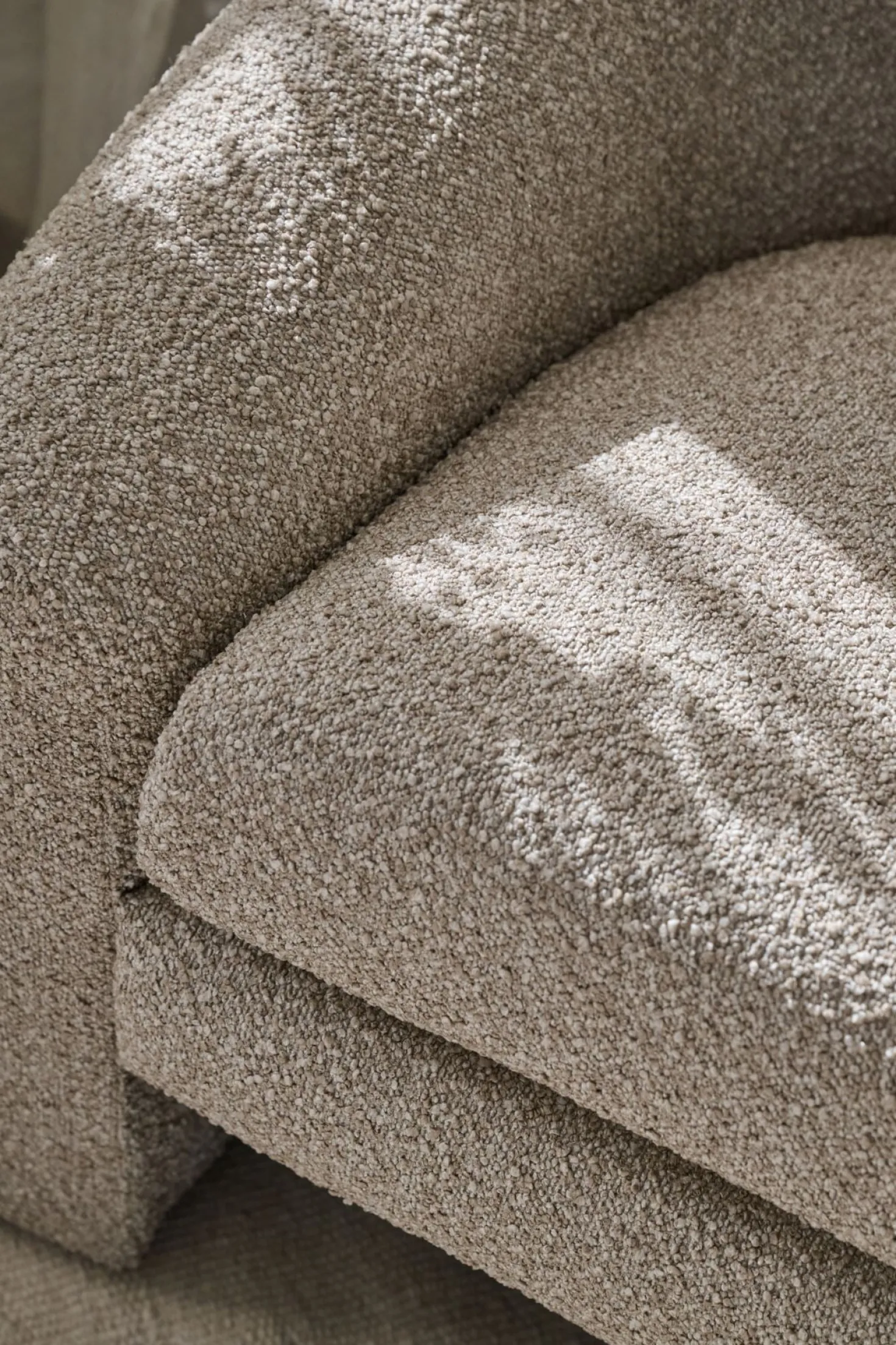 Fåtölj taupe - 96x79x68 cm