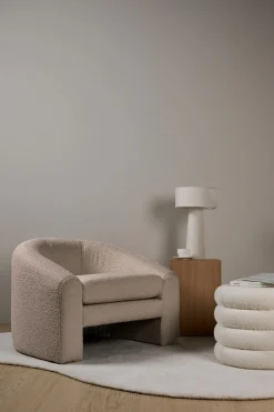 Fåtölj taupe - 96x79x68 cm