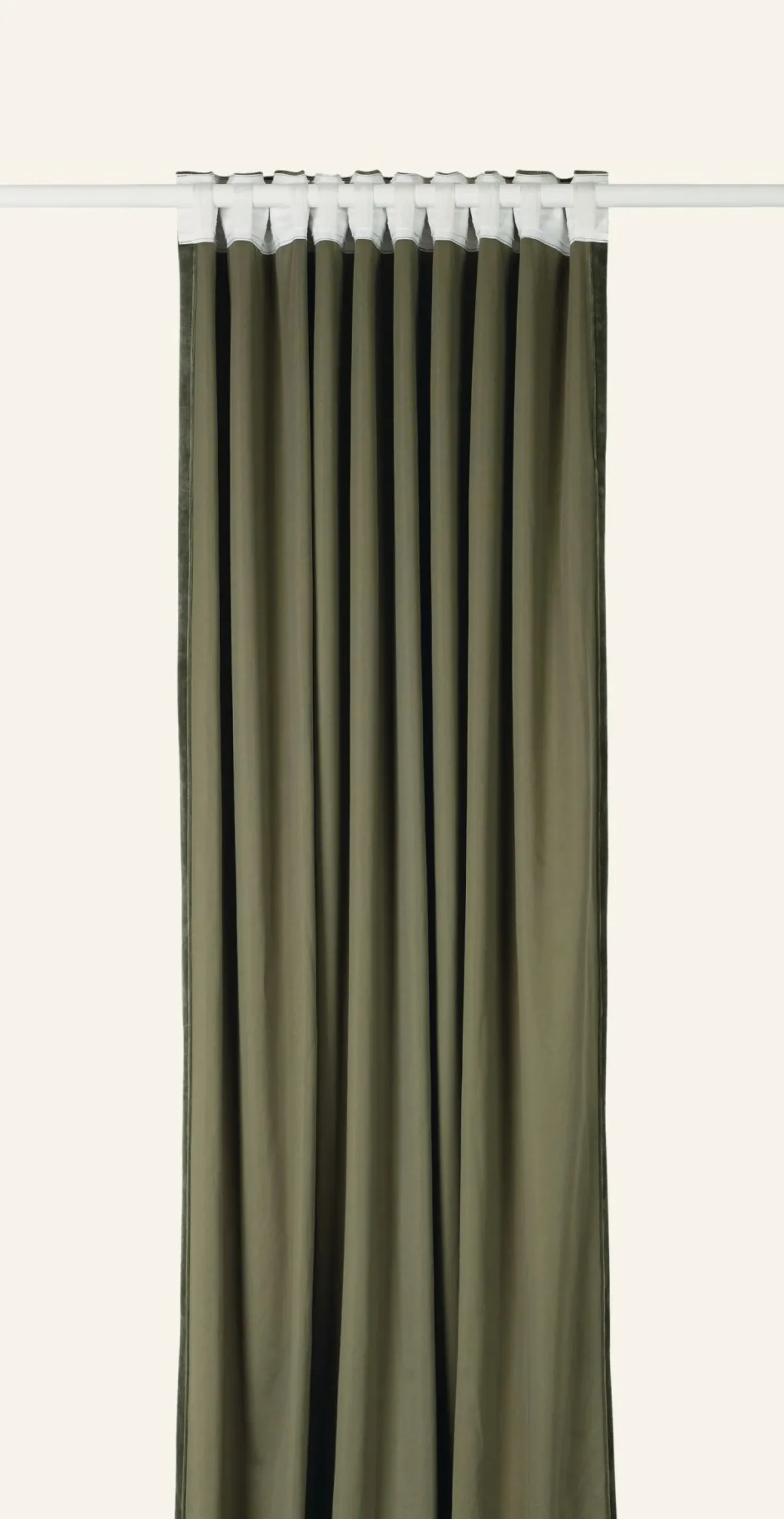 Gardin grön - 135x300 cm