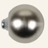 Gardinknopp, 2-pack stål - 13/16 mm