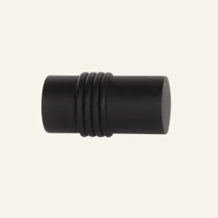 Gardinknopp, 2-pack svart - 16mm