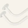 Gardinknopp, 2-pack vit - 13/16 mm
