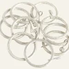 Gardinringar 10 st. multi/vit - 10 stk