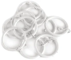 Gardinringar 10 st. vit - 10 stk
