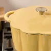 Gjutjärnsgryta rund gul - 4300ml