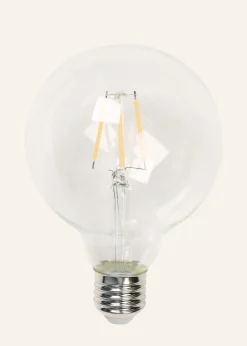 Glödlampa transparent - 9,5x13,8 cm