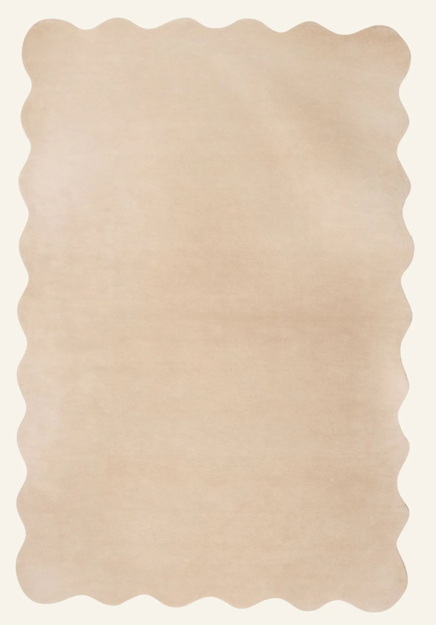 Golvmatta beige - 200x300 cm
