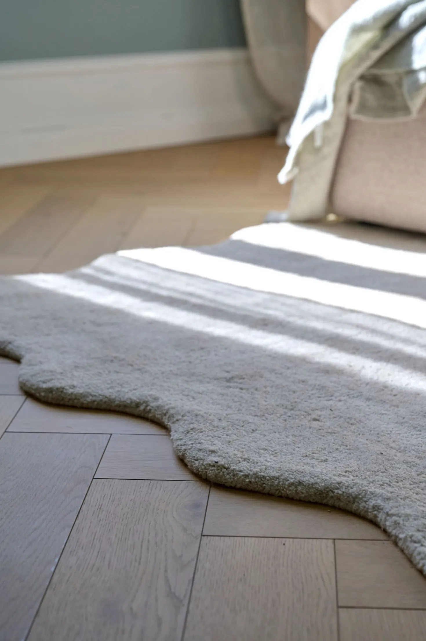 Golvmatta beige - 200x300 cm