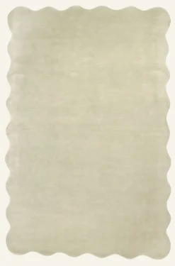Golvmatta lindblomsgrön - 200x300 cm