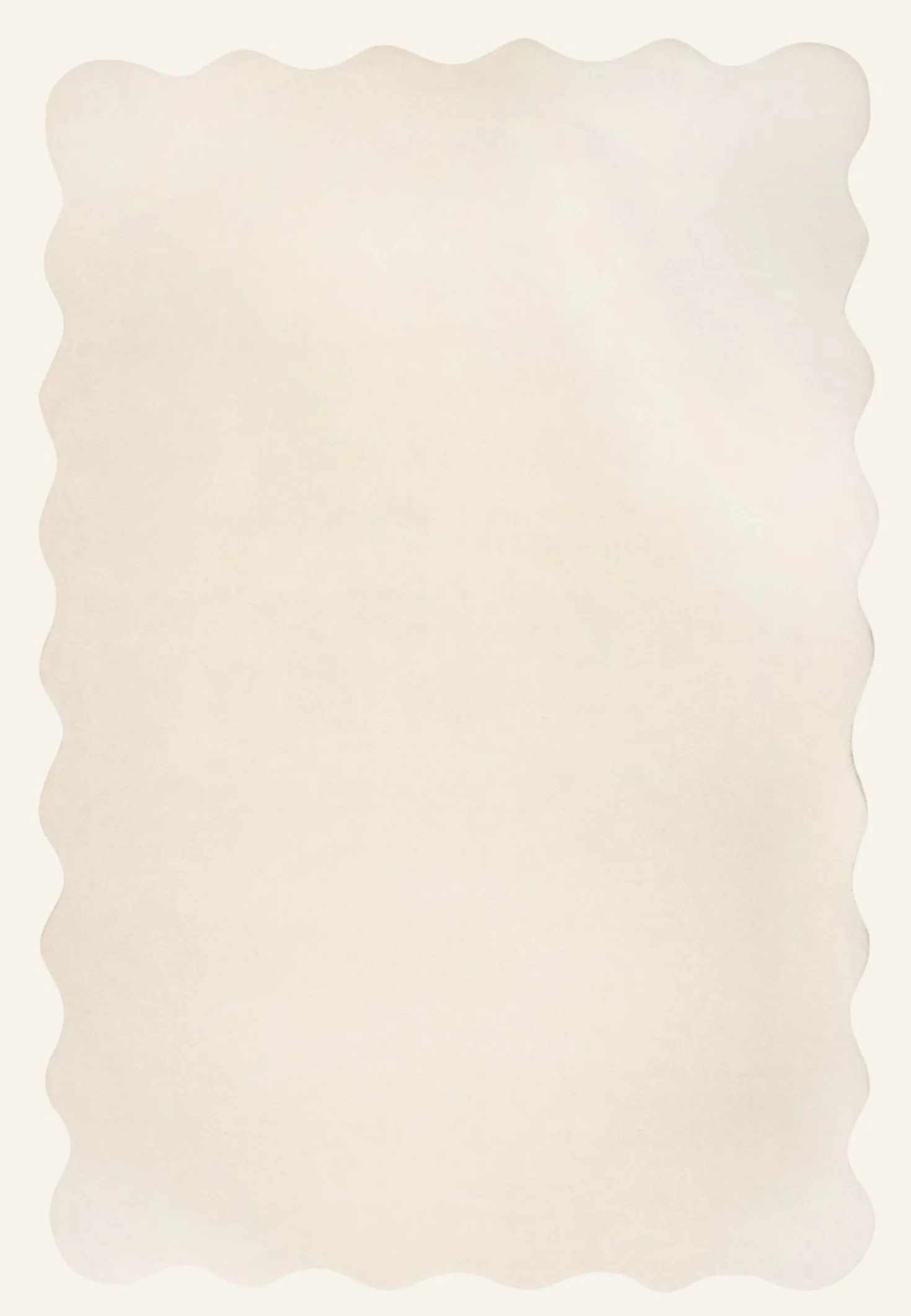 Golvmatta offwhite - 200x300 cm