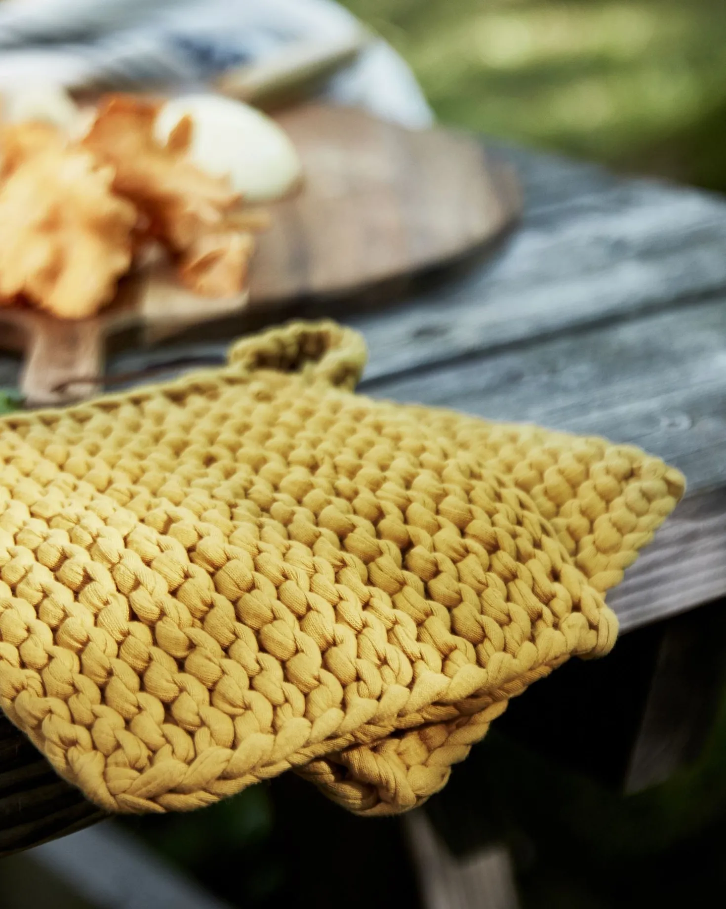 Grytlapp beige - 19x19 cm