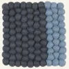 Grytunderlägg blå - 21x21 cm