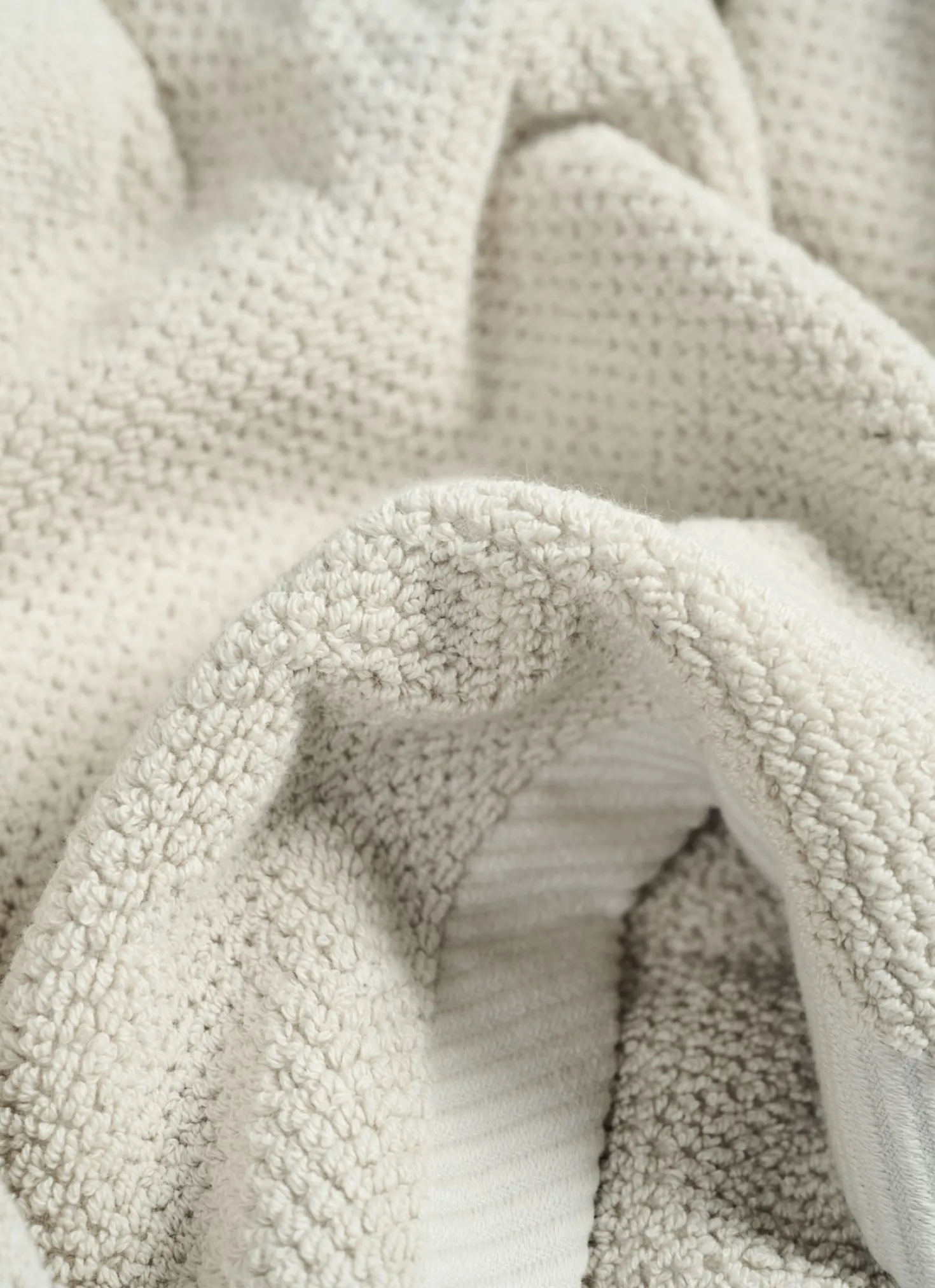 Handduk beige - 70x140 cm