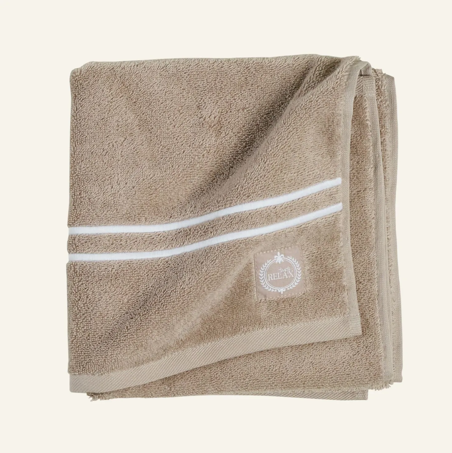 Handduk beige - 50x70 cm