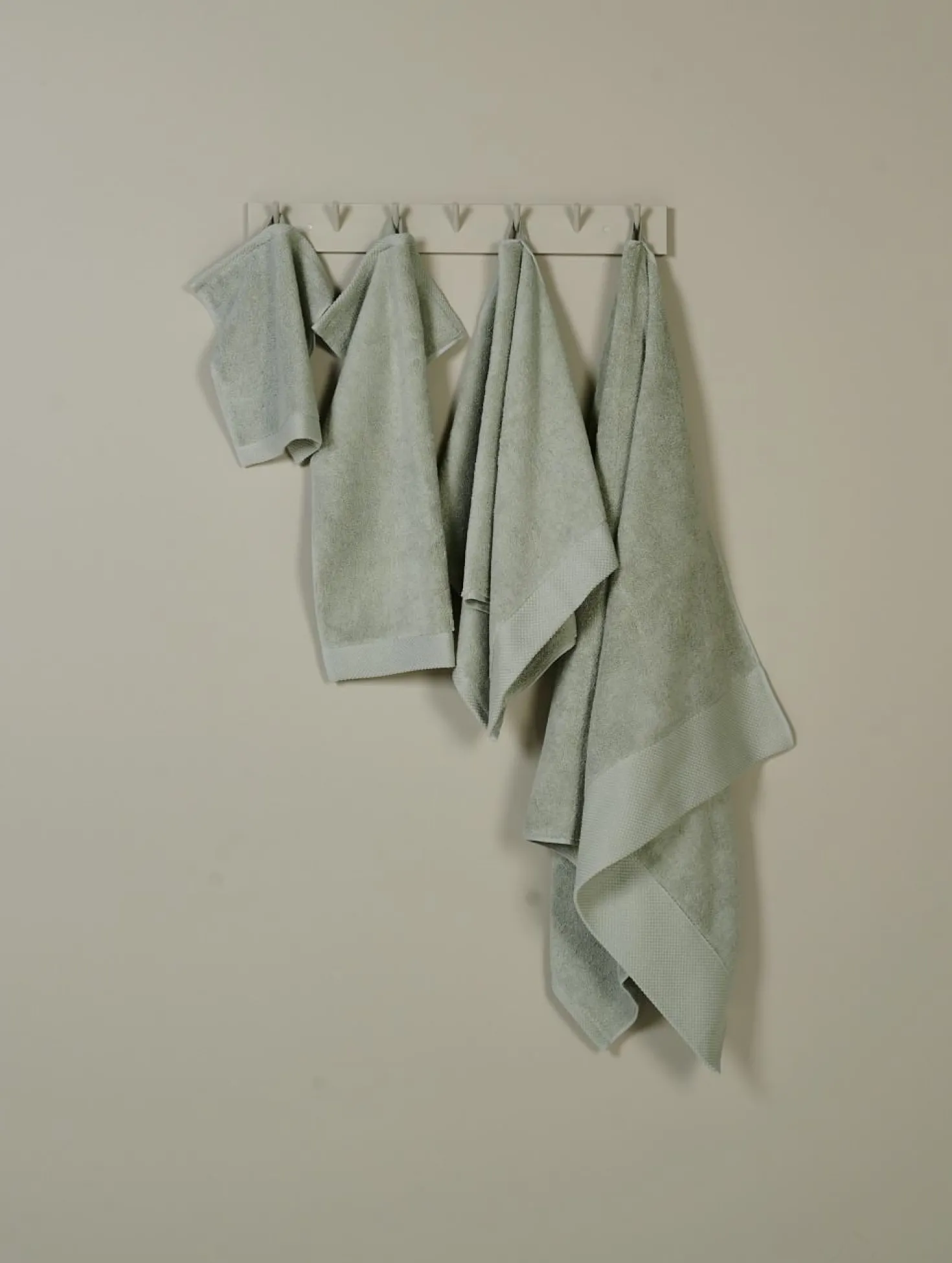 Handduk ljusgrön - 40x60 cm