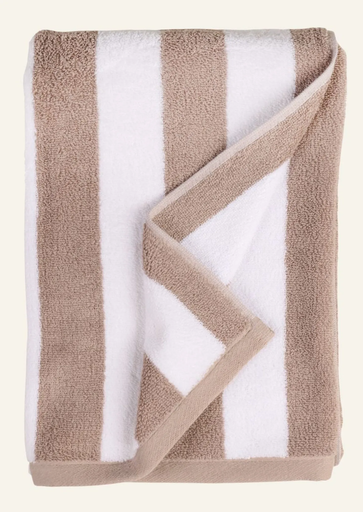 Handduk multi/beige - 70x140 cm
