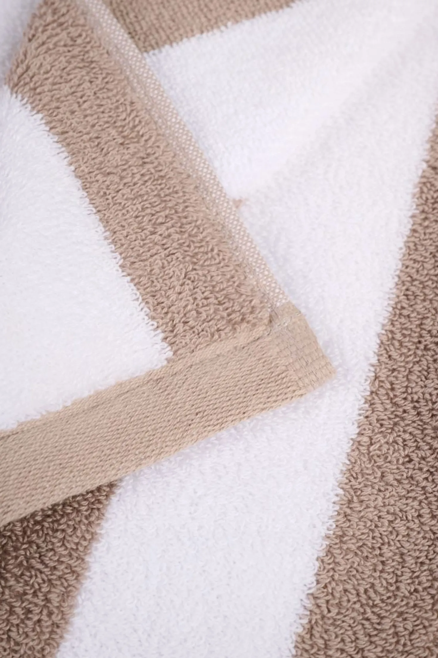 Handduk multi/beige - 70x140 cm