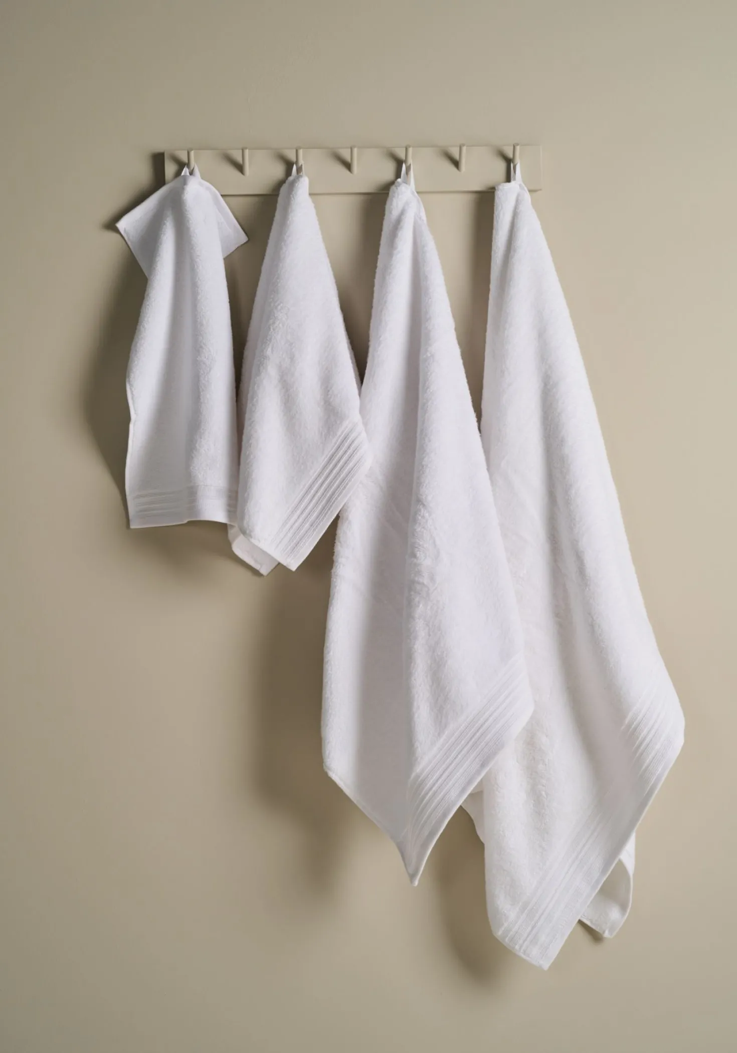 Handduk vit - 90x150 cm