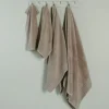 Handduk taupe - 30x50 cm