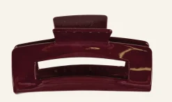 Hårklämma burgundy - 5,5x10 cm