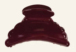 Hårklämma burgundy - 11x5x5,5 cm