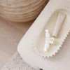 Hårklämma offwhite - 3,8x5,1x4,5 cm