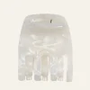 Hårklämma offwhite - 4,5x3,4x4,2 cm